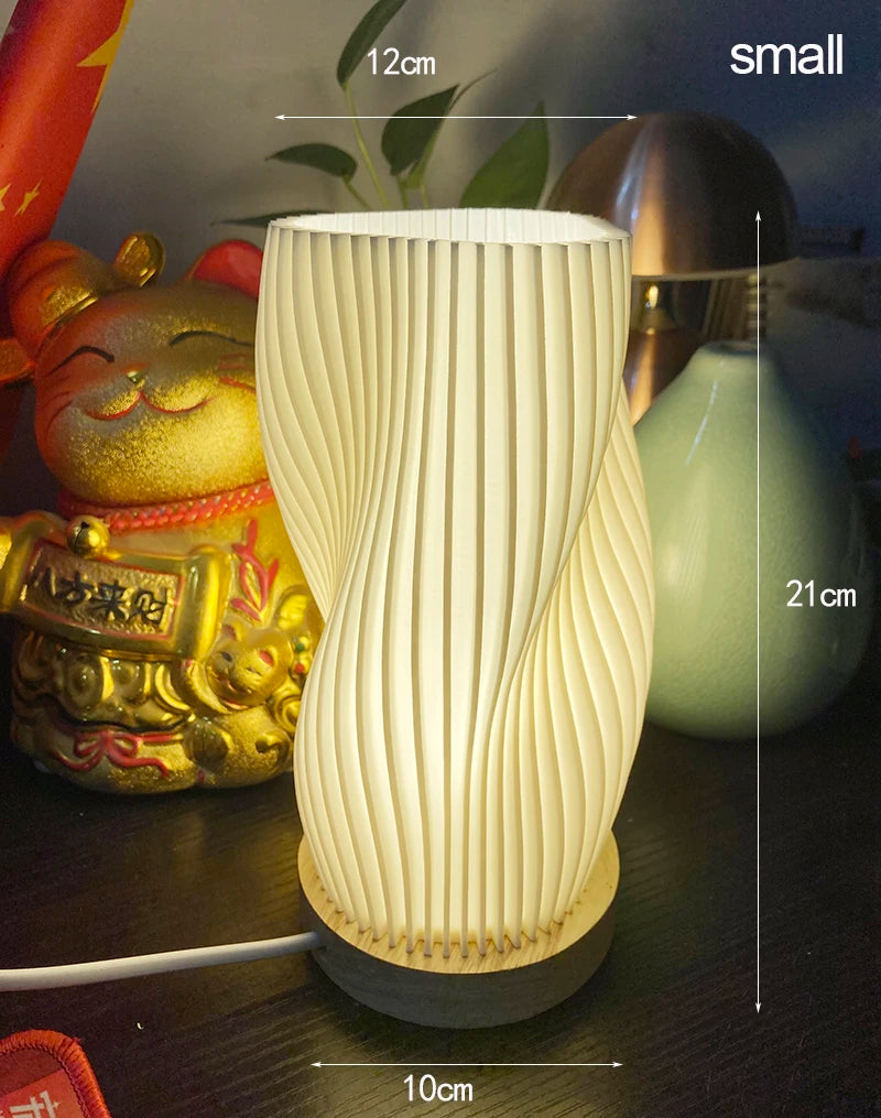 Lampe de table 3D Style Crème Française
