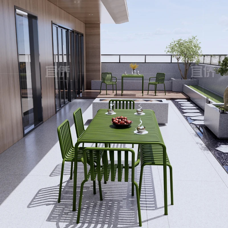 Ensemble de Jardin Moderne — Mobilier d’Extérieur Design et Confortable