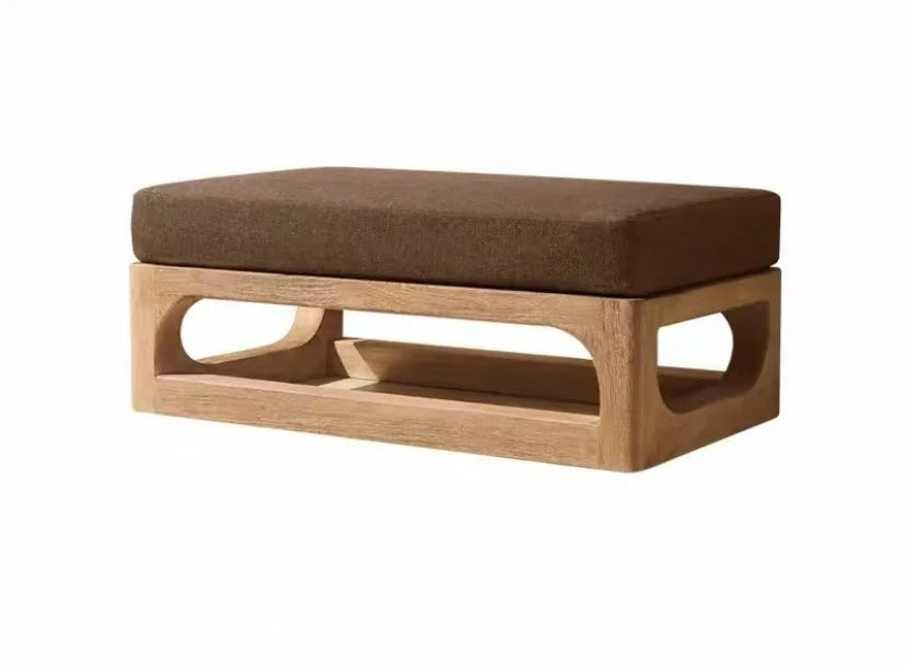 Canapé d’extérieur en teck – Mobilier de jardin nordique haut de gamme pour terrasse, balcon ou villa