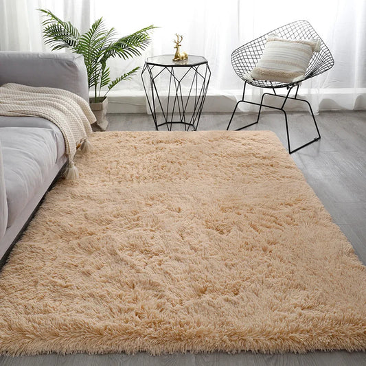 Tapis moelleux khaki