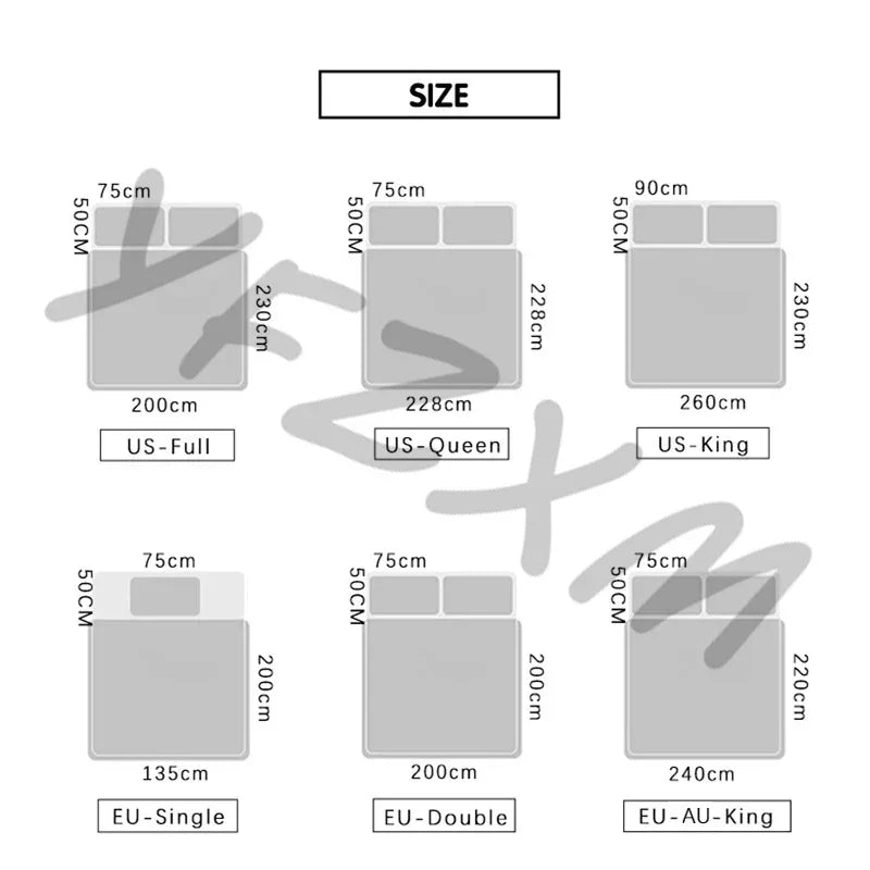 Parure de Lit à fleurs torsadés 3D