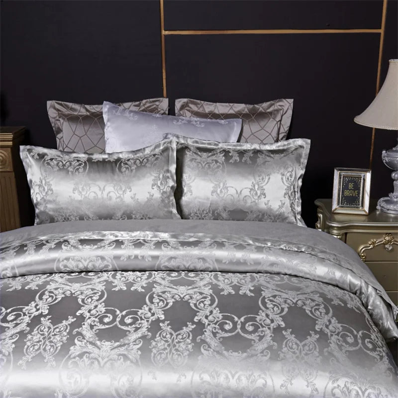 Parure de Lit Jacquard Haut de Gamme – Luxe et Élégance Européenne