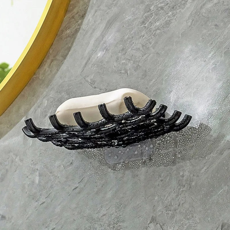 Porte-savon mural haut de gamme sans perçage – Élégance et praticité pour votre salle de bain