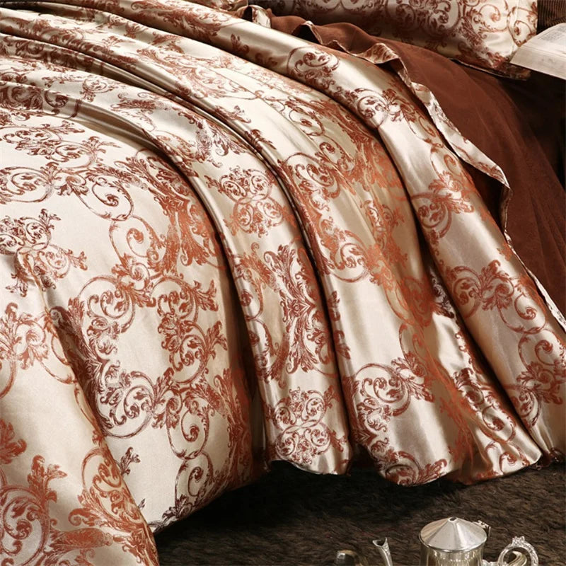 Parure de Lit Jacquard Haut de Gamme – Luxe et Élégance Européenne