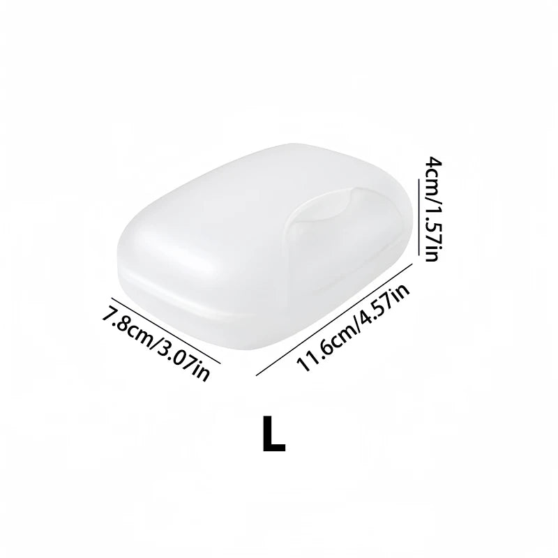 Boîte à Savon de Voyage Étanche et Portable – Transparente avec Couvercle