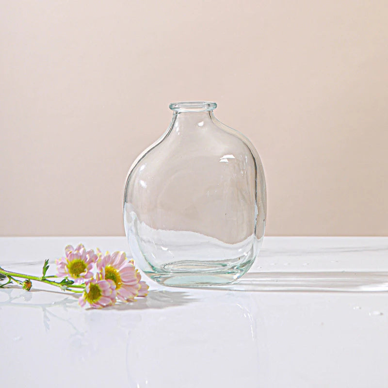 Vase en Verre Rétro – Élégance Moderne et Décoration Créative