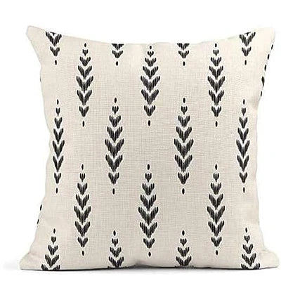 Housse de coussin style bohème – Élégance naturelle et touche artisanale pour votre intérieur