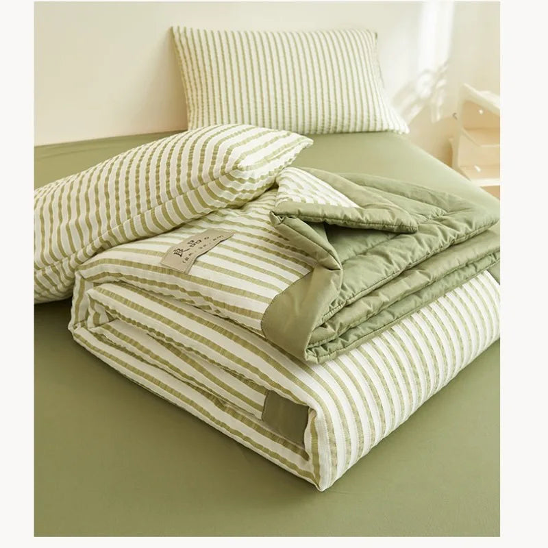 Couette d'Été Style Japonais à Rayures