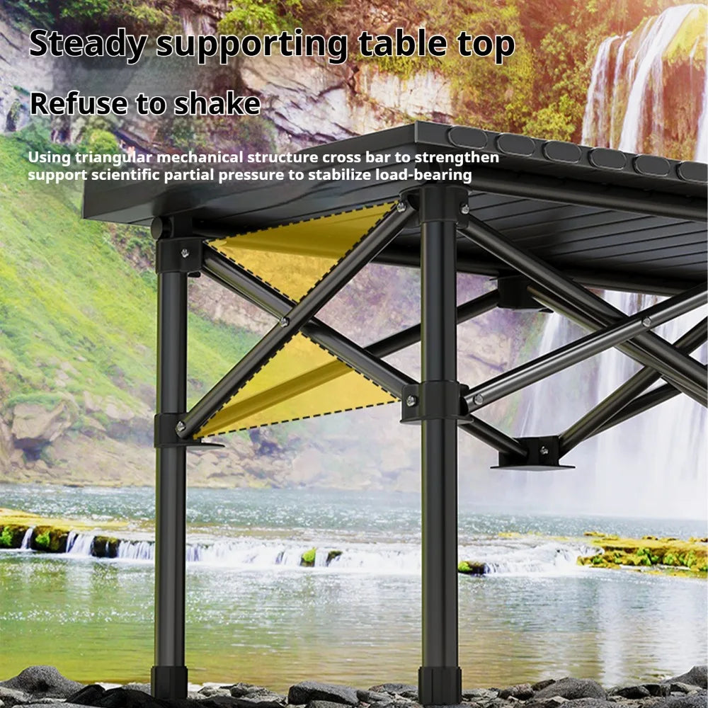 Ensemble Table et Chaises de Camping Pliantes — Léger, Robuste et Facile à Transporter