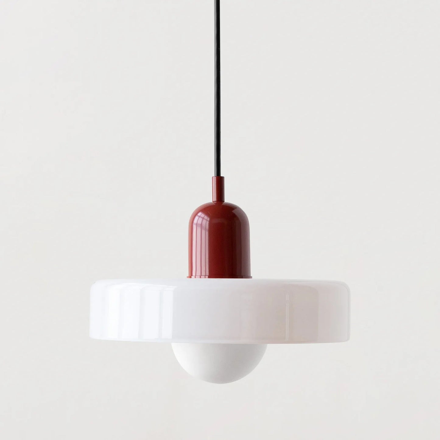 Lampe Suspendue en Verre Bauhaus - Élégance Rétro et Modernité