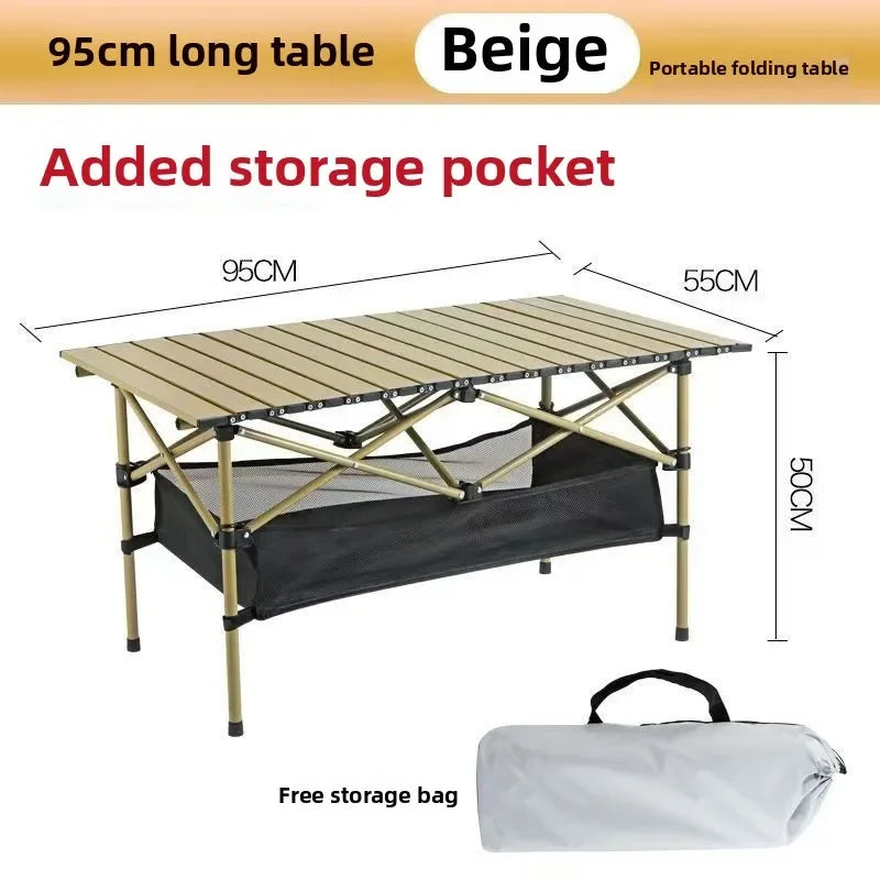 Ensemble Table et Chaises de Camping Pliantes — Léger, Robuste et Facile à Transporter