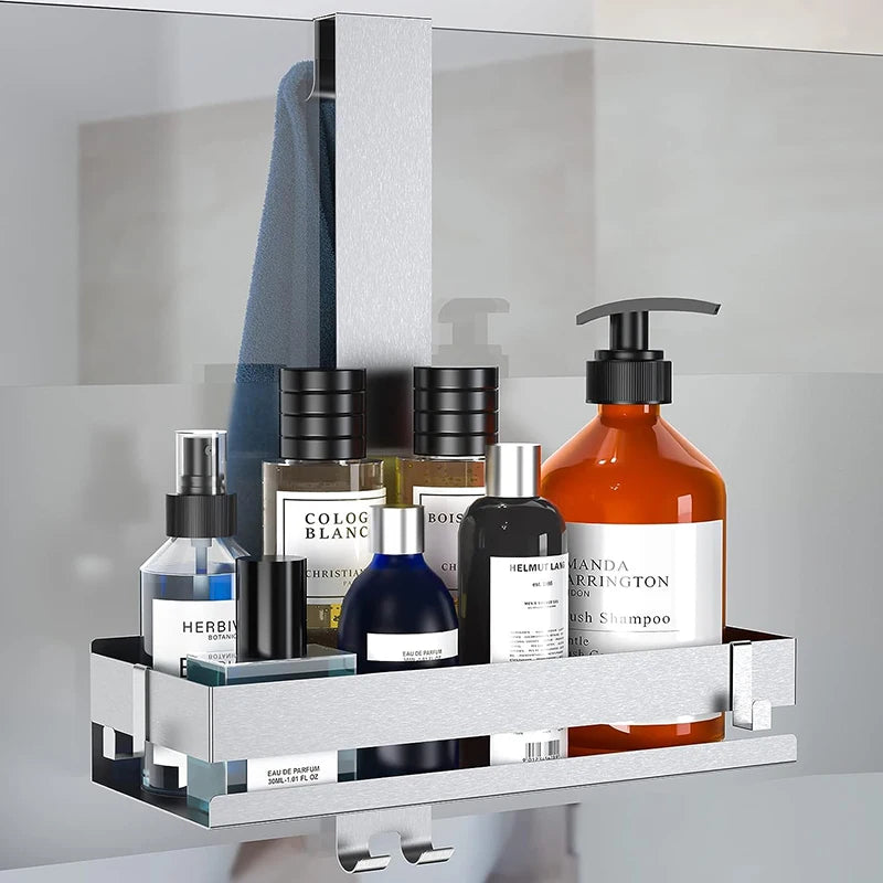 Étagère de Salle de Bain Murale sans Perçage – Rangement Pratique et Moderne