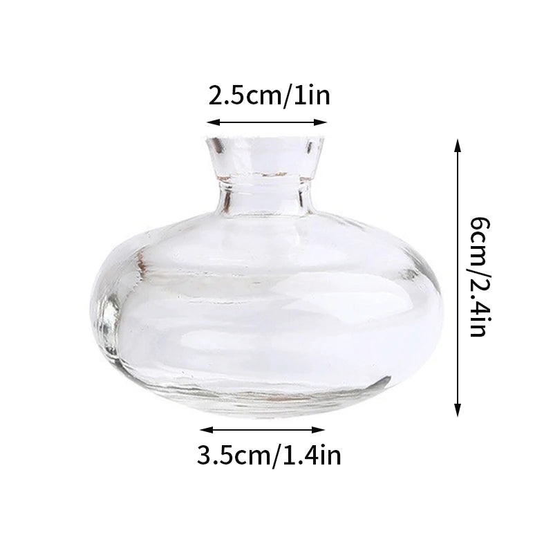 Vase en Verre Rétro – Élégance Moderne et Décoration Créative