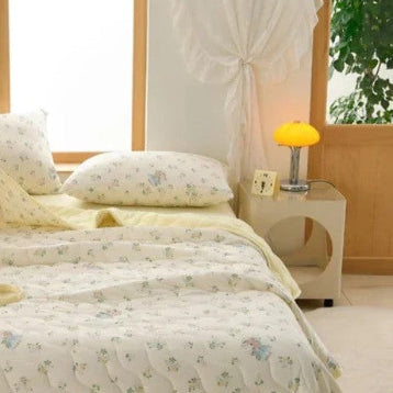 Couette d’été à imprimé floral