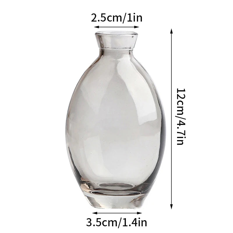 Vase en Verre Rétro – Élégance Moderne et Décoration Créative