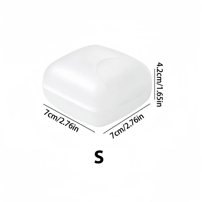 Boîte à Savon de Voyage Étanche et Portable – Transparente avec Couvercle