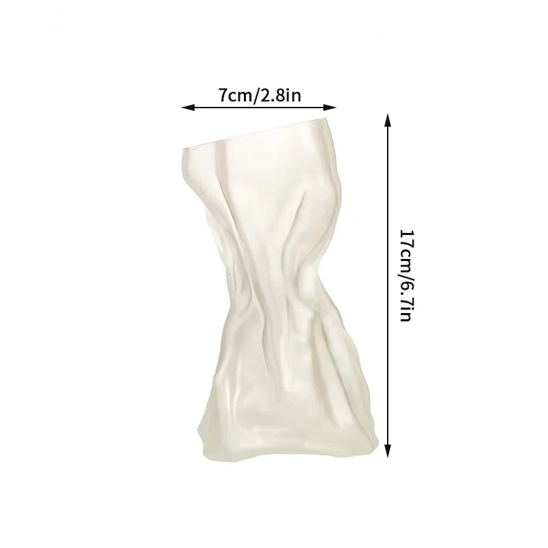 Vase en Verre Rétro – Élégance Moderne et Décoration Créative