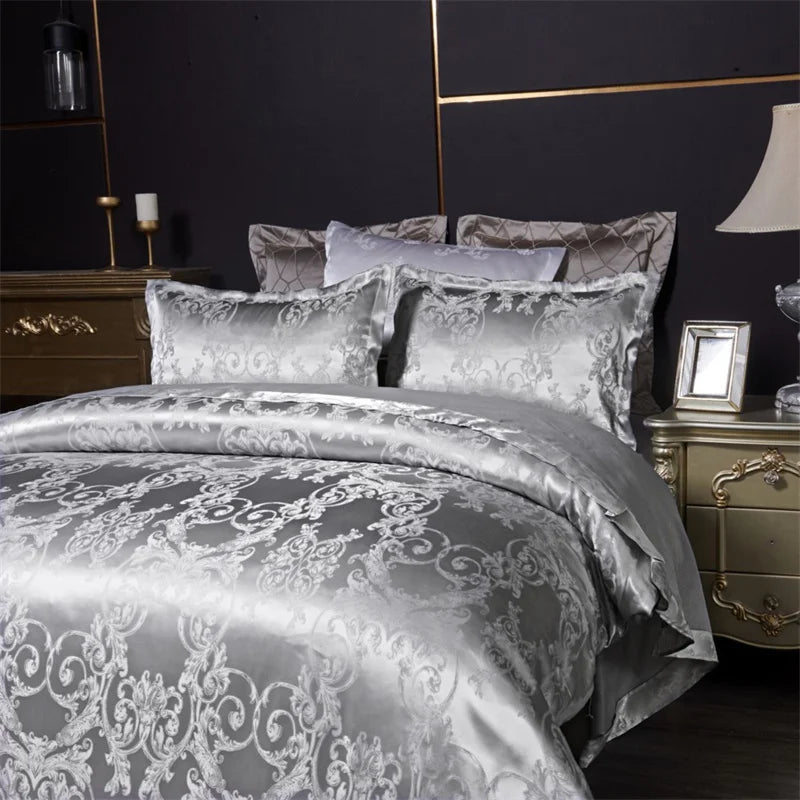 Parure de Lit Jacquard Haut de Gamme – Luxe et Élégance Européenne