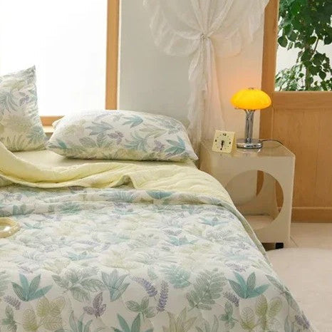 Couette d’été à imprimé floral