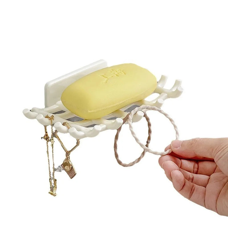 Porte-savon mural haut de gamme sans perçage – Élégance et praticité pour votre salle de bain