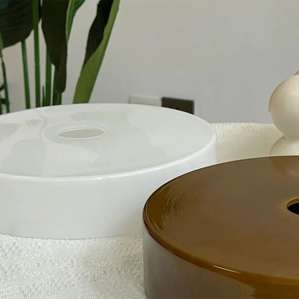 Lampe Suspendue en Verre Bauhaus - Élégance Rétro et Modernité