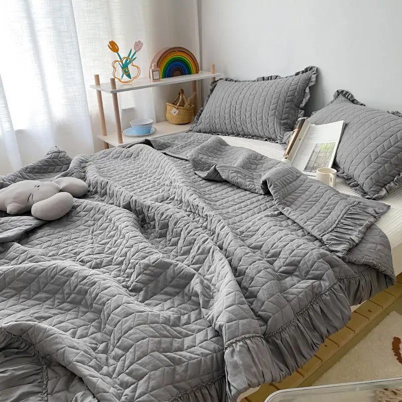 Couverture légère Matelassée Style Coréen