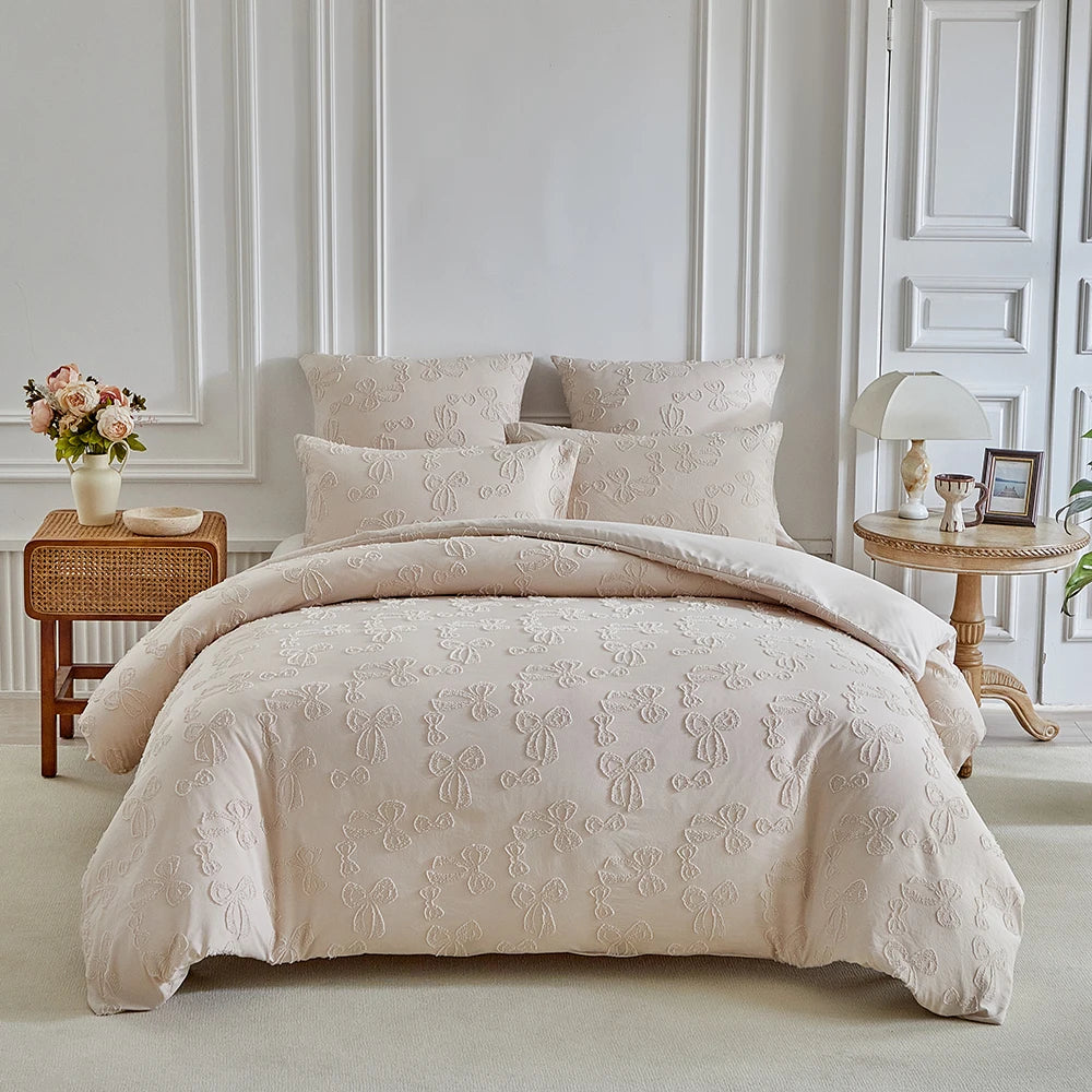 Parure de Lit 3 Pièces – Motif Floral