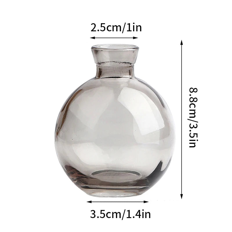 Vase en Verre Rétro – Élégance Moderne et Décoration Créative