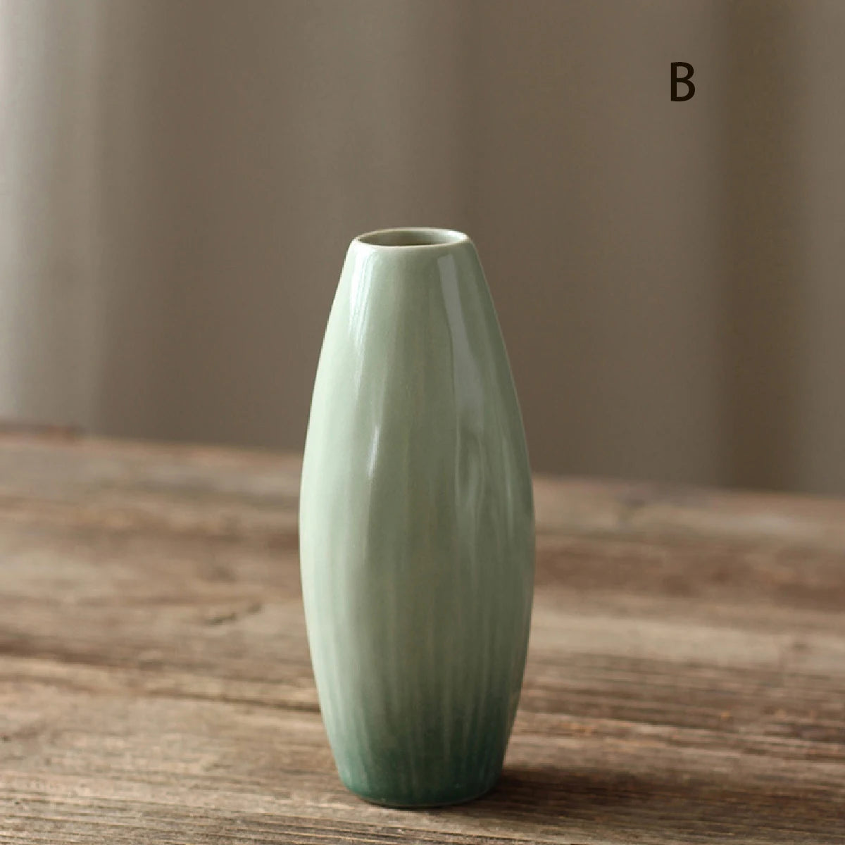 Vase "Celeste" en céramique et porcelaine