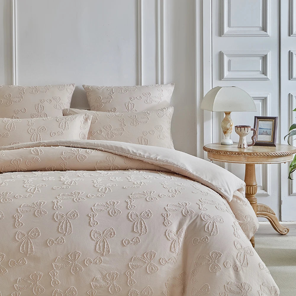 Parure de Lit 3 Pièces – Motif Floral