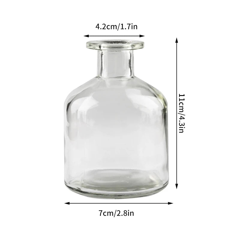 Vase en Verre Rétro – Élégance Moderne et Décoration Créative