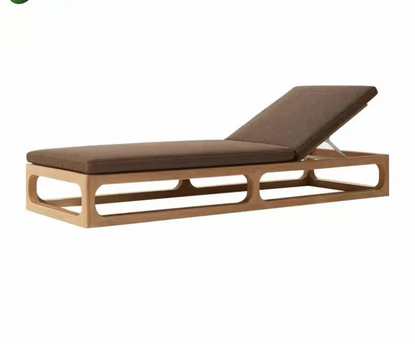 Canapé d’extérieur en teck – Mobilier de jardin nordique haut de gamme pour terrasse, balcon ou villa