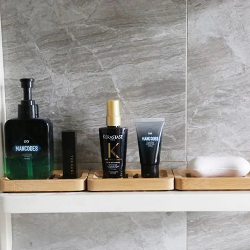 Porte-savon en Bambou avec Plateau – Protection Anti-Moisissure et Drainage Naturel