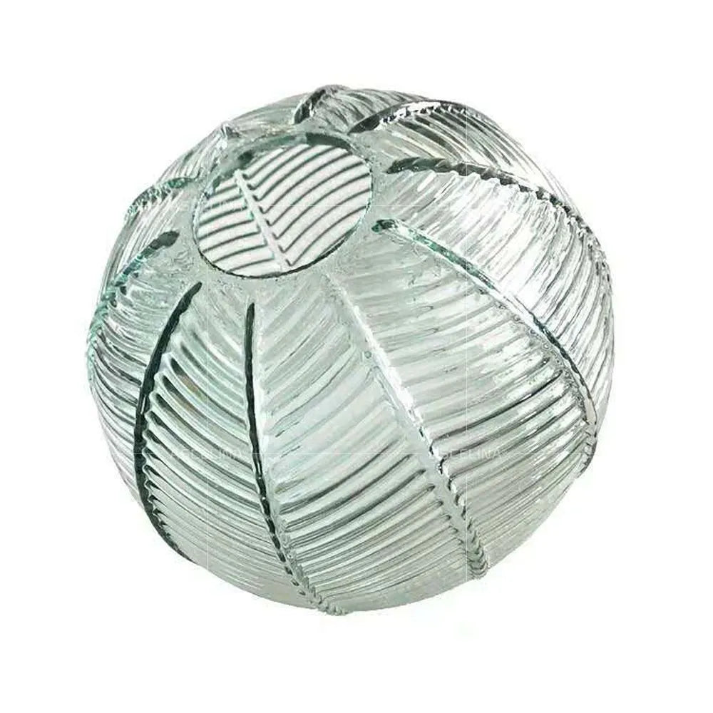 Suspension Nordique en Verre – Feuillage Vert Élégant pour Intérieur Moderne