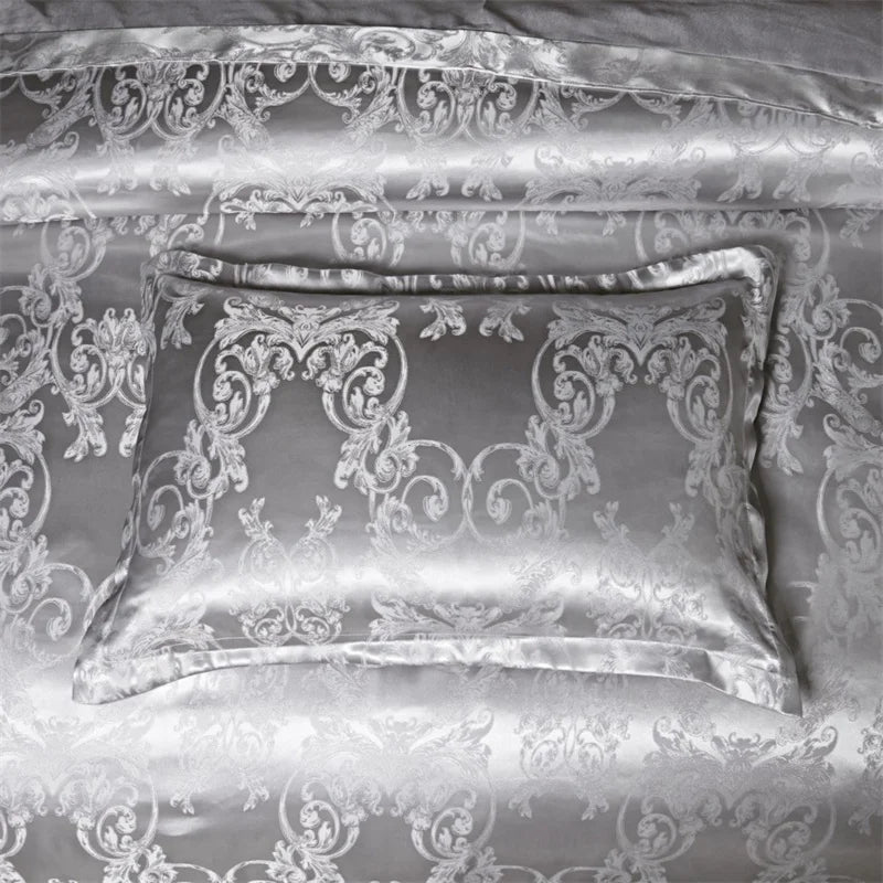 Parure de Lit Jacquard Haut de Gamme – Luxe et Élégance Européenne