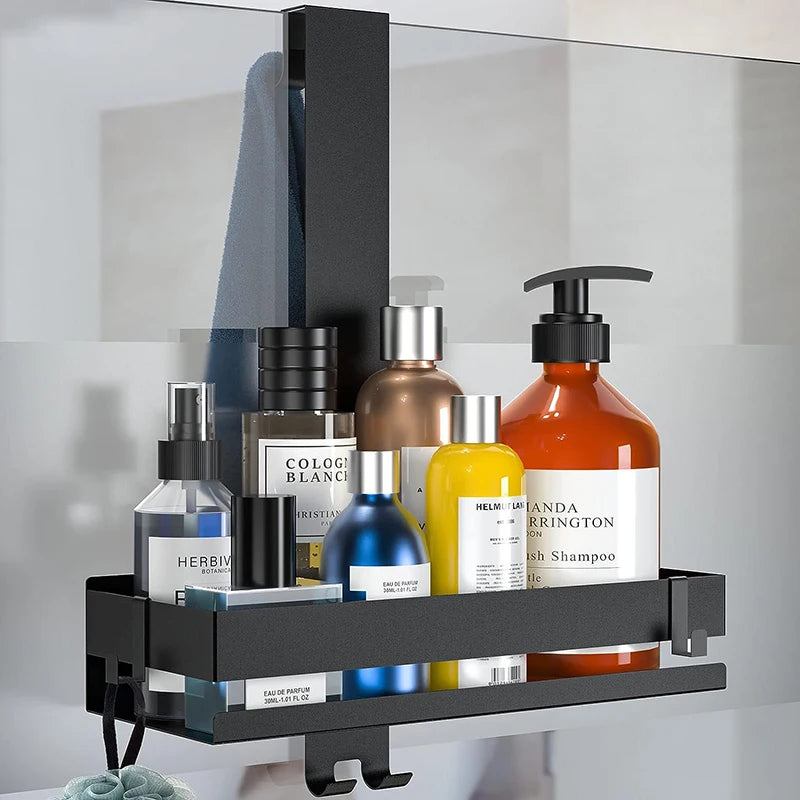 Étagère de Salle de Bain Murale sans Perçage – Rangement Pratique et Moderne