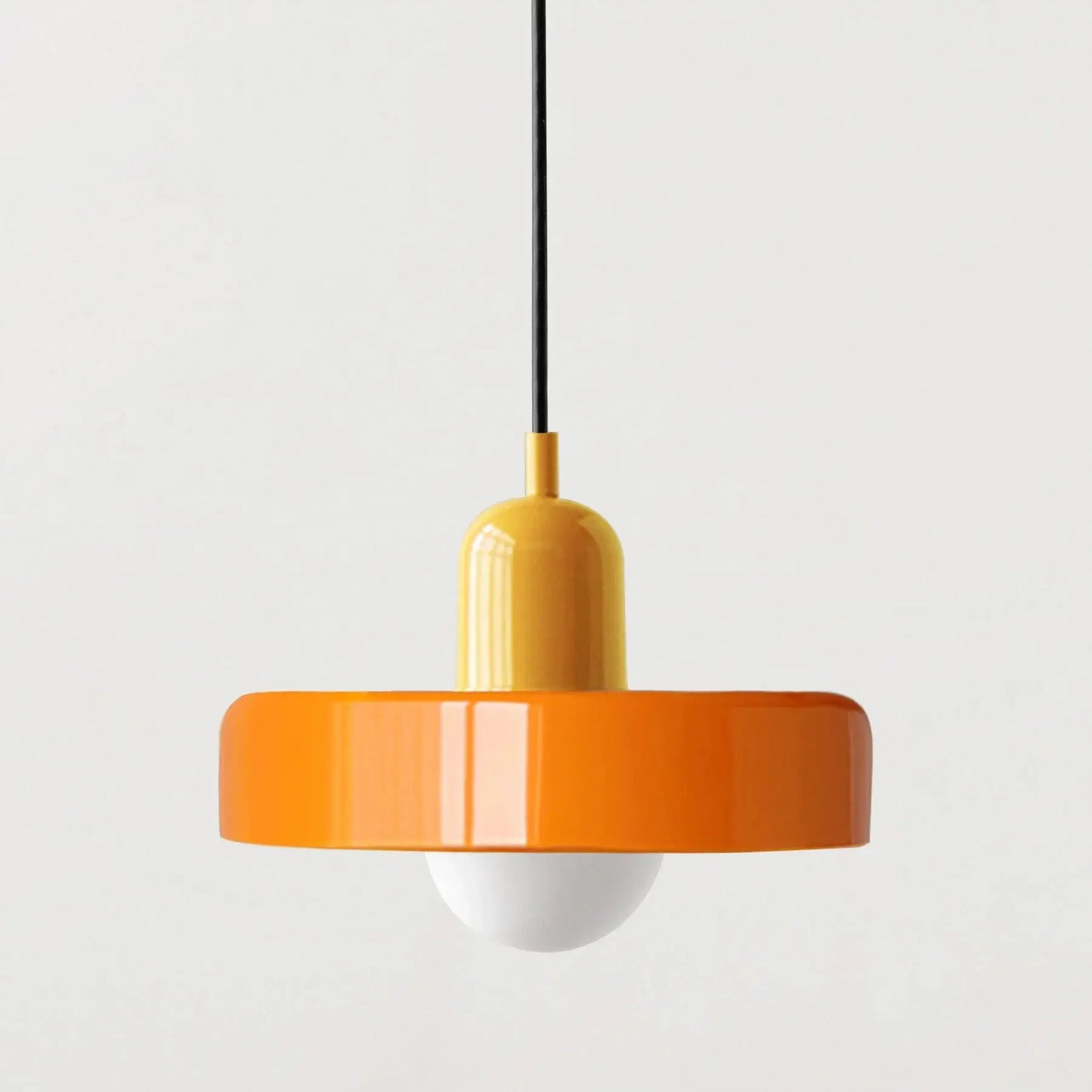 Lampe Suspendue en Verre Bauhaus - Élégance Rétro et Modernité