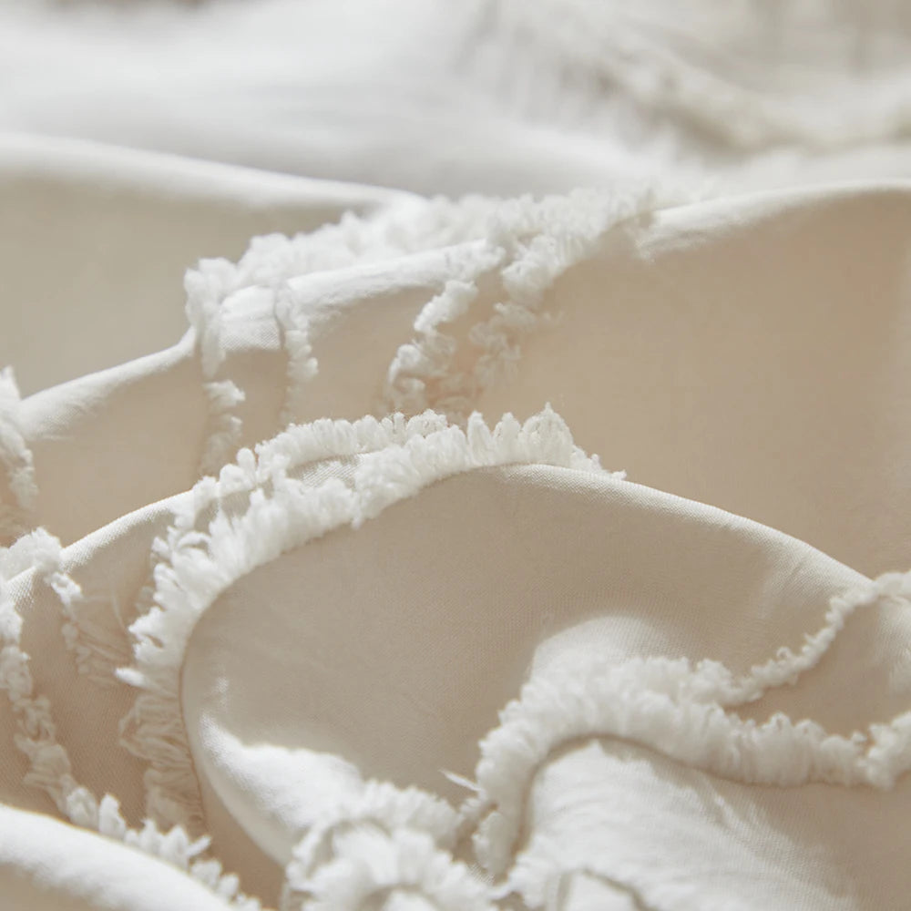 Housse de Couette Relief Tufté – Design Branches