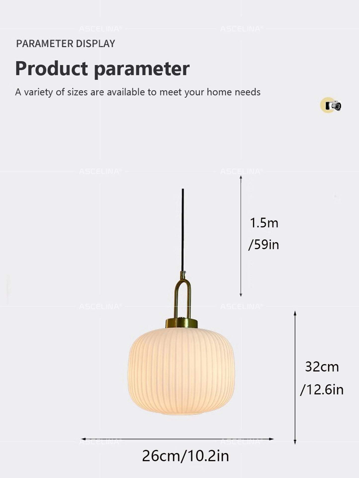 Suspension en Verre – Design Japonais & Nordique