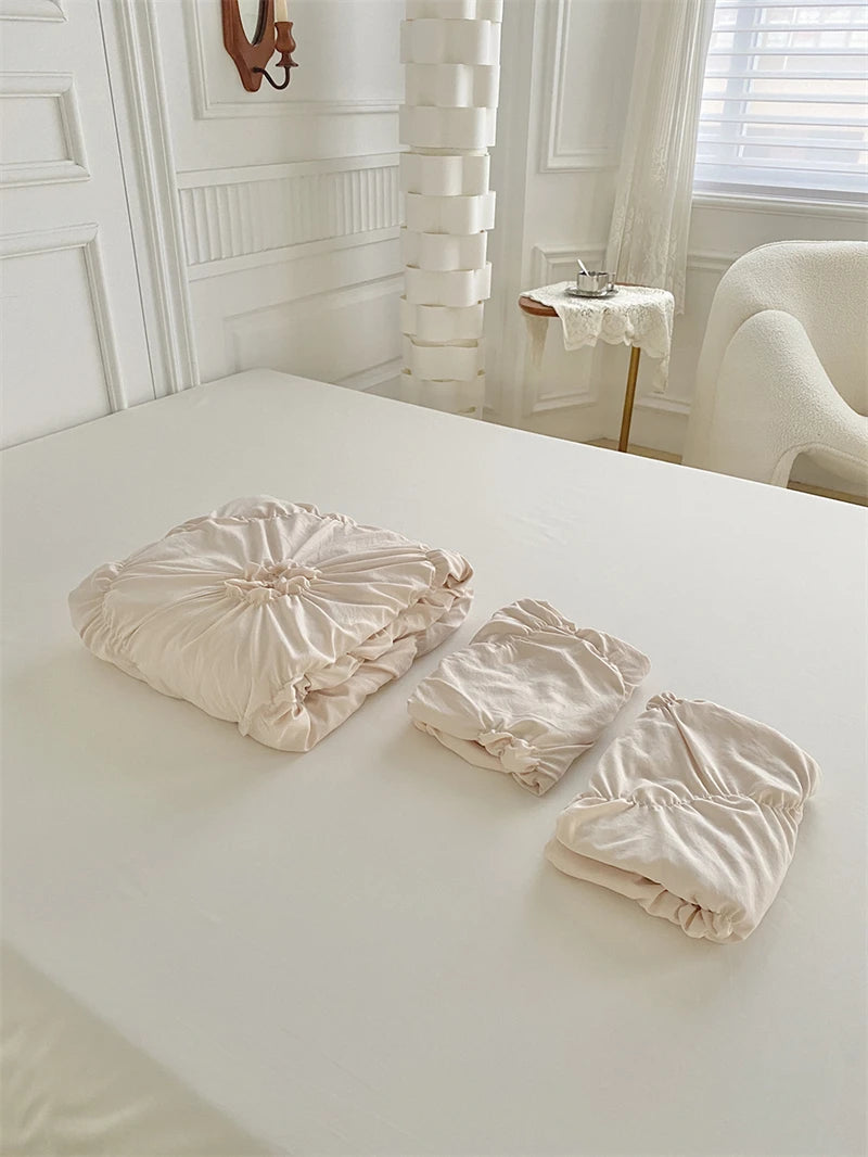 Parure de Lit à fleurs torsadés 3D