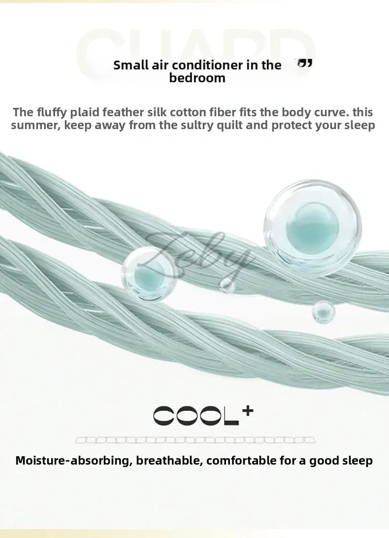 Couette d’été à imprimé floral