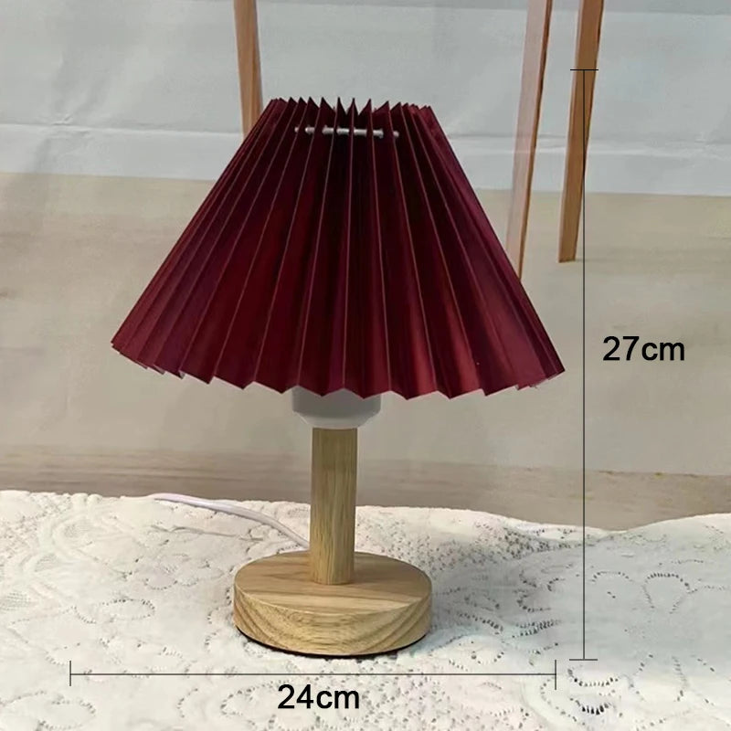 Lampe de Table Plissée Nordique DIY – Lumière d’Ambiance